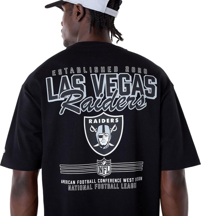 Actual product image New Era NFL Shirt - BACKPRINT Las Vegas Raiders schwarz - L (L)