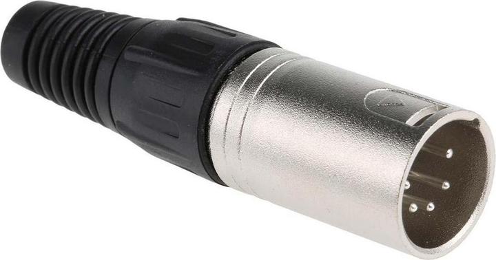 Rs Pro Cavo a 5 poli con spina dritta e connettore XLR naturale argentato, 250 V ac