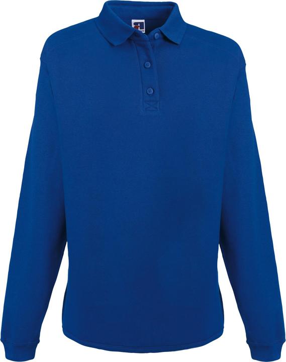 Russell Europe Sweatshirt mit Knopfleiste und Kragen
