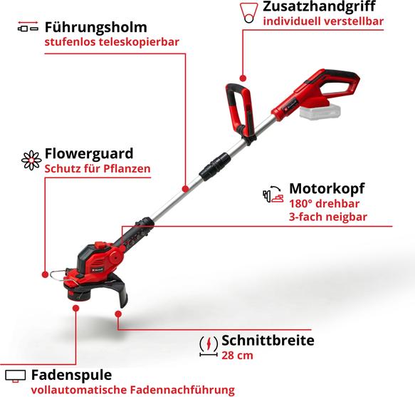 Produktbild Einhell GE-CT 18/28 Li Power X-Change (Trimmfaden)