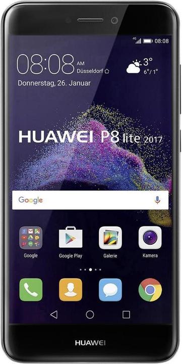 Huawei P8 Lite 2017 (16 GB, Black, 5.20", Hybrid Dual SIM, 12 Mpx, 4G)