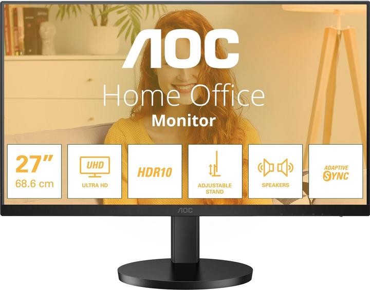 Actual product image AOC Monitor U27B3AF (3840 x 2160 Pixels, 27")