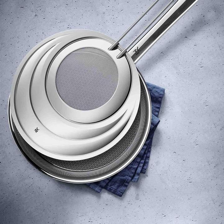 Produktbild WMF Spritzschutz Küche für 20-28cm Pfannen einschiebbarer Griff Profi Plus Edelstahl (Metall)