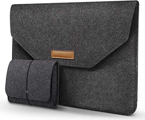 Produktbild Only-Bags.Store 15.4 Zoll Filz Hülle, Laptoptasche Kompatibel mit MacBook Air 15, MacBook Pro Retina 2012-2016