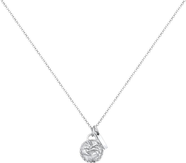 Produktbild Elli Halskette Plättchen Vintage Stab Element 925 Silber (925er Sterling Silber, 45 cm)