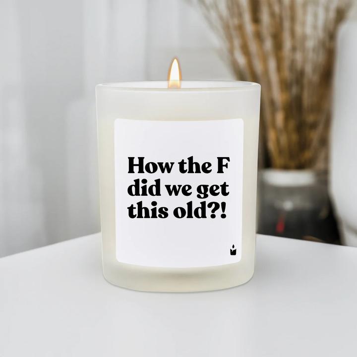 Actual product image Chatty Candles Scented candle Flowery How the F did we get this old?!