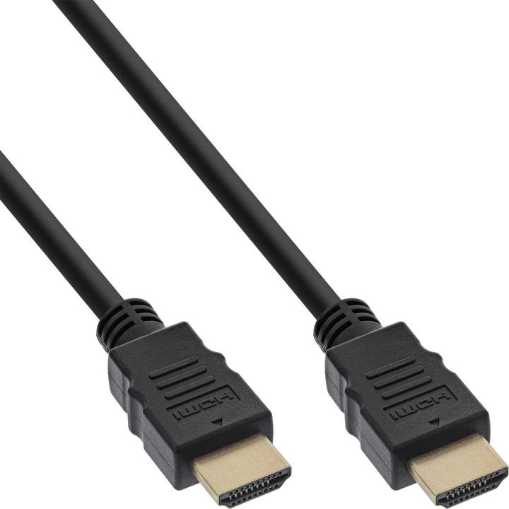 Actual product image InLine 55 Bulk-Pack ® HDMI cable, HDMI High Speed with Ethernet, male / male, black, 1.5m (1.50 m, HDMI)