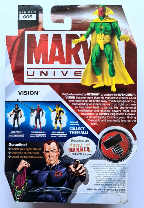 Produktbild Hasbro Marvel Universe - Vision Actionfigur Series 2/006 (2009)