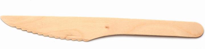 Actual product image Sier Knives wooden knives 100 pieces light brown (100 x)