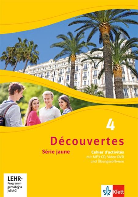Produktbild Découvertes Série jaune 4. Cahier d'activités mit MP3-CD, Video-DVD und Übungssoftware (Deutsch, Französisch, Ernst Klett Verlag, 2015)