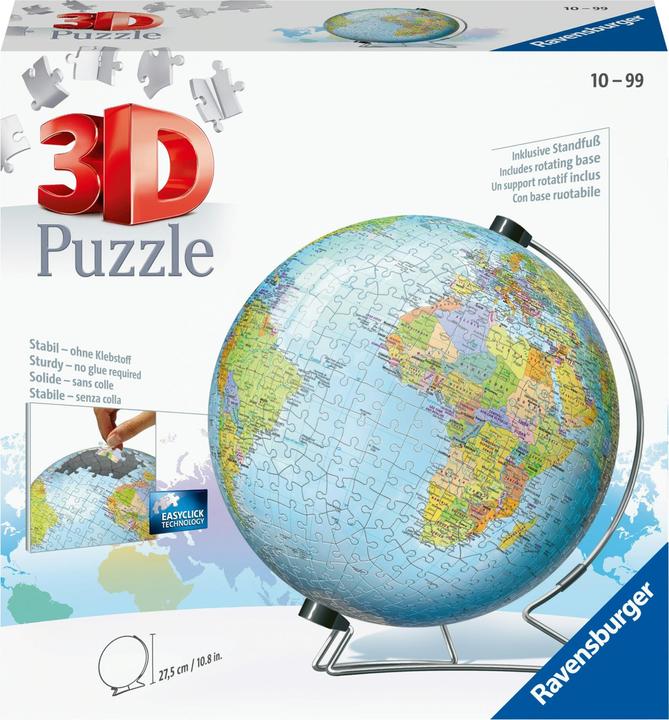 Actual product image Ravensburger 3D Sphere Earth 540st. (540 pieces)