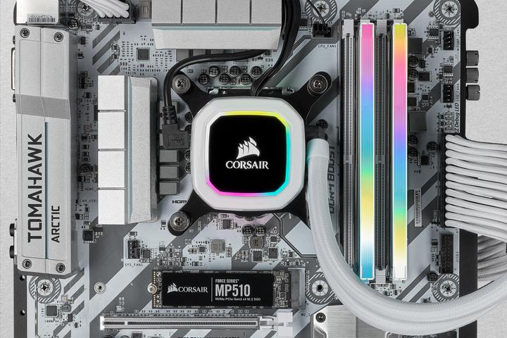 Actual product image Corsair Vengeance RGB Pro SL (4 x 8GB, 3200 MHz, DDR4-RAM, DIMM)