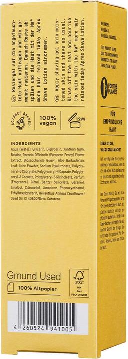 Actual product image MGA No more hair, shaving gel, 100 ml