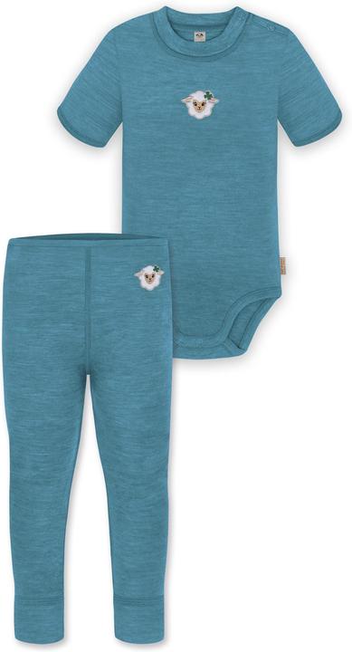 Image du produit Normani Bébé mérinos body manches courtes "Tihoi" et pantalon "Tutira" - 9613 (62)