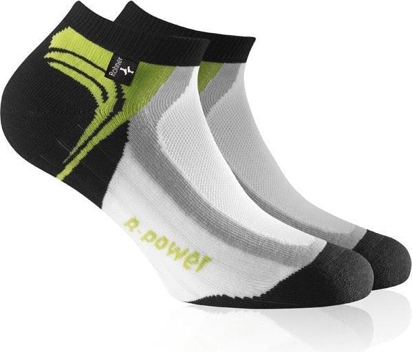 Actual product image Rohner R-Power Women running socks, colour 228 lime, size 39-41 (39 - 41)