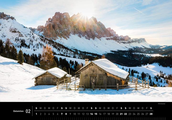 Produktbild Dolomiten Premiumkalender 2026 (50 x 35 cm, Deutsch)