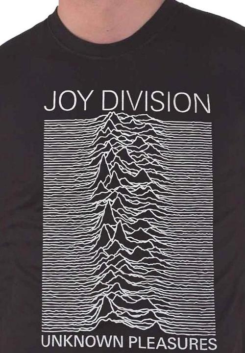 Actual product image Joydivision Unisex Adult Unknown Pleasures Cotton T-Shirt (S)