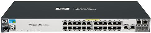 Actual product image HPE ProCurve Switch 2520-24G-PoE (24 Ports)