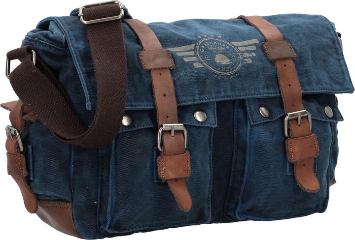 Image du produit Greenburry Sac à bandoulière Vintage Aviator 5898 Messenger Bag Blue Edition
