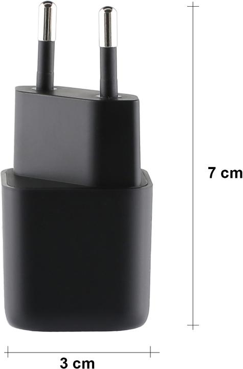 Actual product image Blumax GaN PD Wall Charger 5/12/15V 30W USB Type-C Black (30 W)