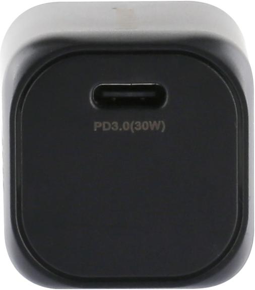 Actual product image Blumax GaN PD Wall Charger 5/12/15V 30W USB Type-C Black (30 W)