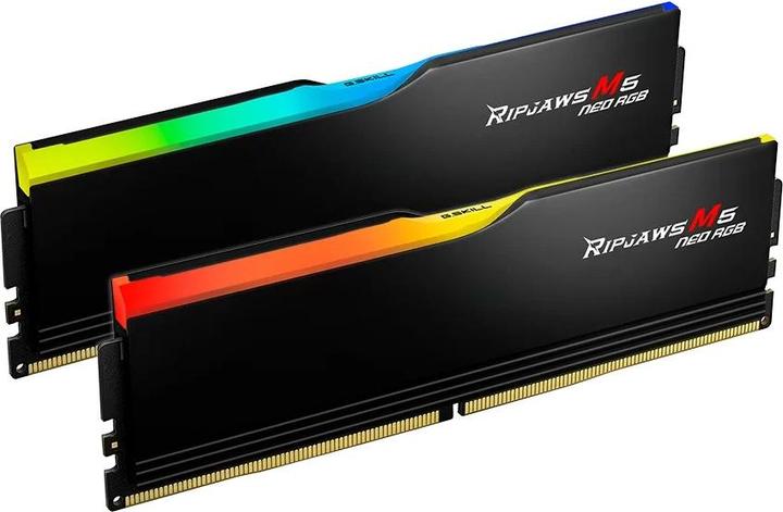 Actual product image G.Skill D564GB 6000-36 Ripjaws M5 Neo bk K2 GSK (F5-6000J3636F32GX2-RM5NRK) (2 x 32GB, 6000 MHz, DDR5 RAM, DIMM)