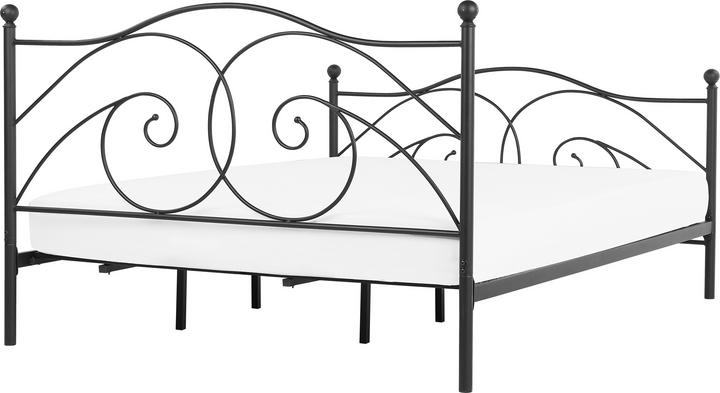 Immagine prodotto Beliani Letto in metallo a doghe nere 180 x 200 cm DINARD (180 x 200 cm)