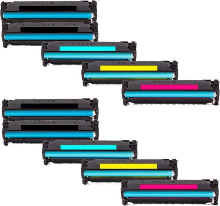 Image du produit Hermex Toner compatible pour HP Color LaserJet CM1015 MFP (M, Y, CF, C)