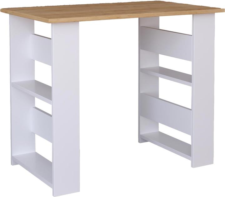 Produktbild VCM Holz Schreibtisch Computertisch Arbeitstisch Bürotisch Büro Tisch Efilo (90 x 56 x 74 cm)