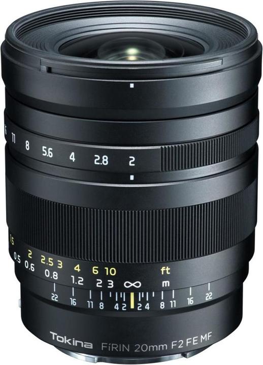 Produktbild Tokina Firin 20mm F2 FE MF Sony FF E-mount (Sony E, Vollformat, APS-C / DX)