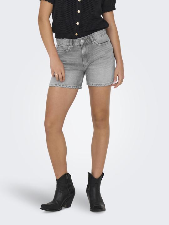 Image du produit Only ONLELLA Mittlere Taille Normal geschnitten Jeans-Shorts Jeans-Shorts (L)