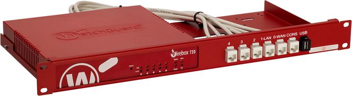 Actual product image Rackmount.IT 1U 6 x RJ-45, f/ WatchGuard Firebox T20, T40 (Mounting kit)