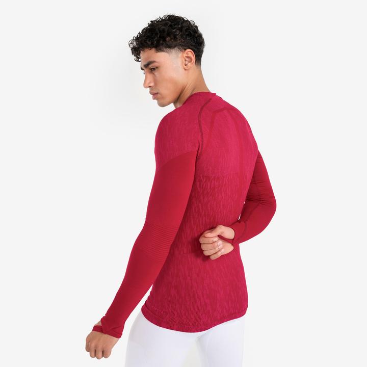 Actual product image Kipsta Women's/men's football functional shirt long sleeve - Keepdry pink (XL)