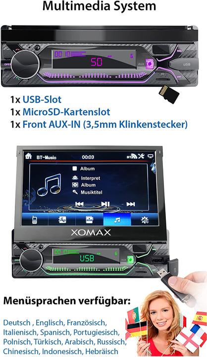 Produktbild Xomax XM-V748D Autoradio