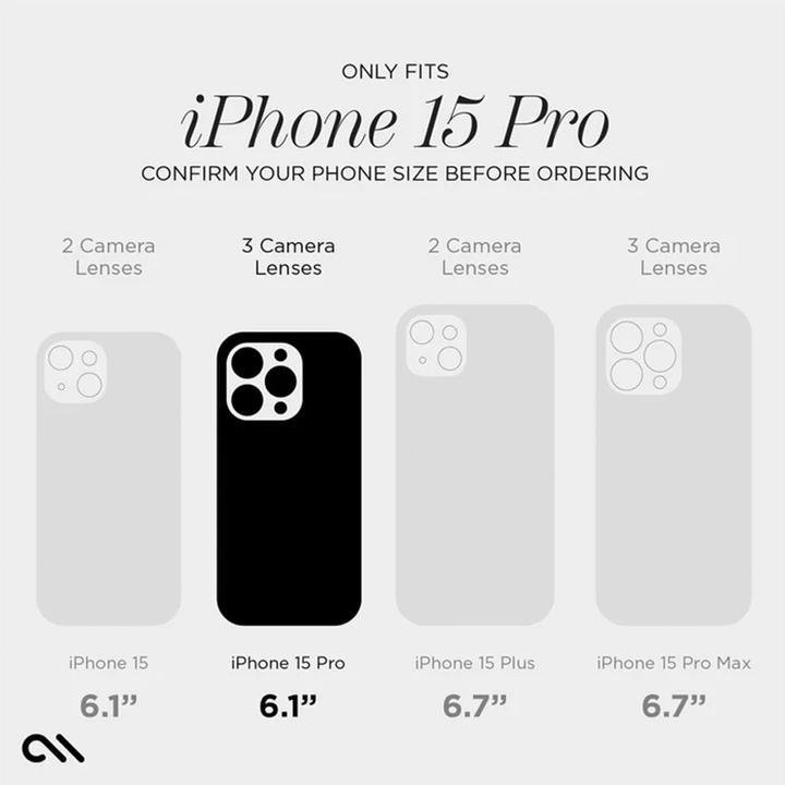 Actual product image Case-Mate Hulle (Apple iPhone 15 Pro)