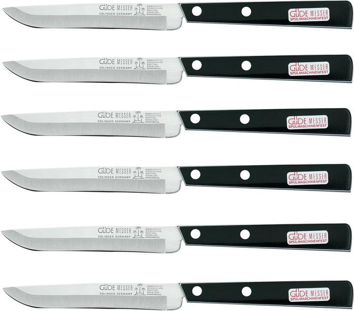 Actual product image Güde Solingen Universal knife steak / pizza knife set (6 Piece, Knife)