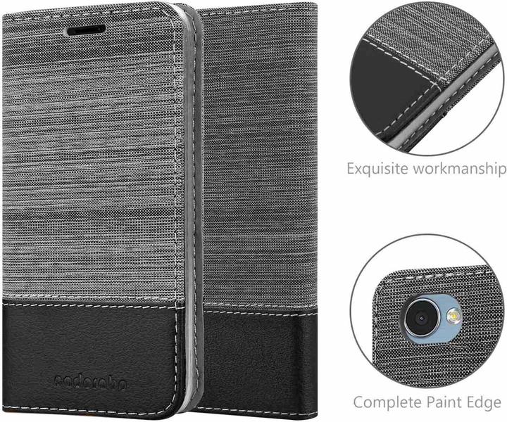 Produktbild Cadorabo Book Jeans Optik Hülle (LG Q6)