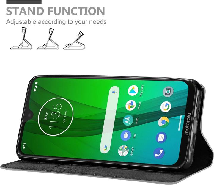 Produktbild Cadorabo Book Invis. Magnet Hülle (Motorola Moto G7)