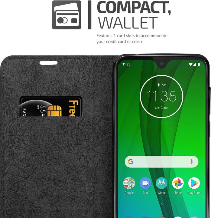 Produktbild Cadorabo Book Invis. Magnet Hülle (Motorola Moto G7)