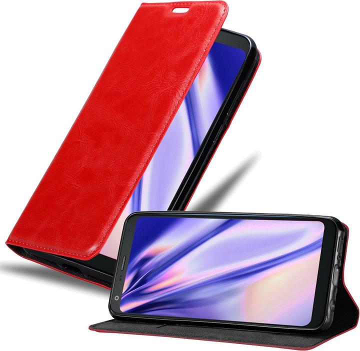 Actual product image Cadorabo Case Book Invisible Magnet (LG Q9)