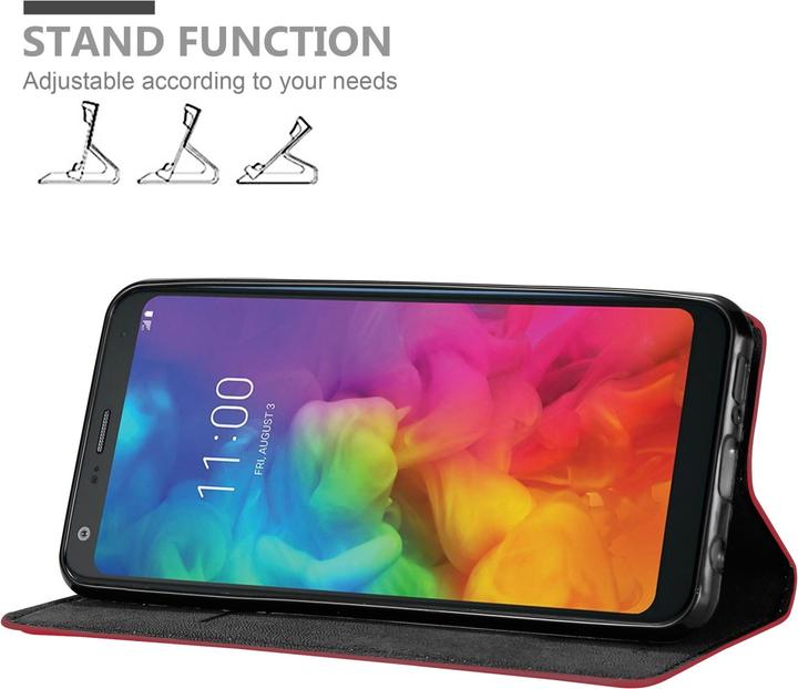 Actual product image Cadorabo Case Book Invisible Magnet (LG Q9)