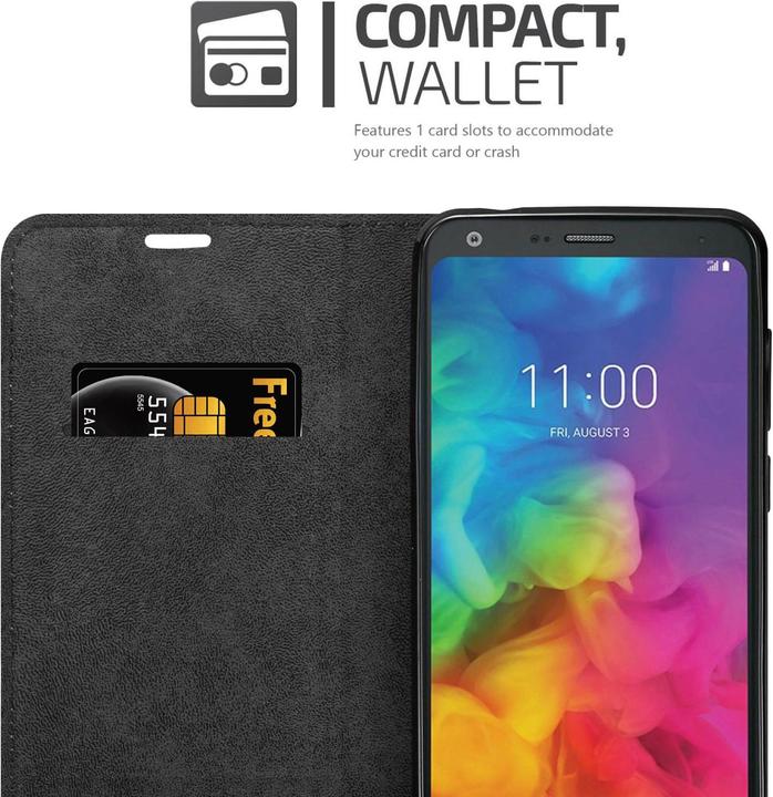 Actual product image Cadorabo Case Book Invisible Magnet (LG Q9)