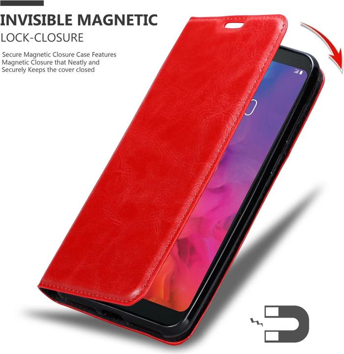 Actual product image Cadorabo Case Book Invisible Magnet (LG Q9)