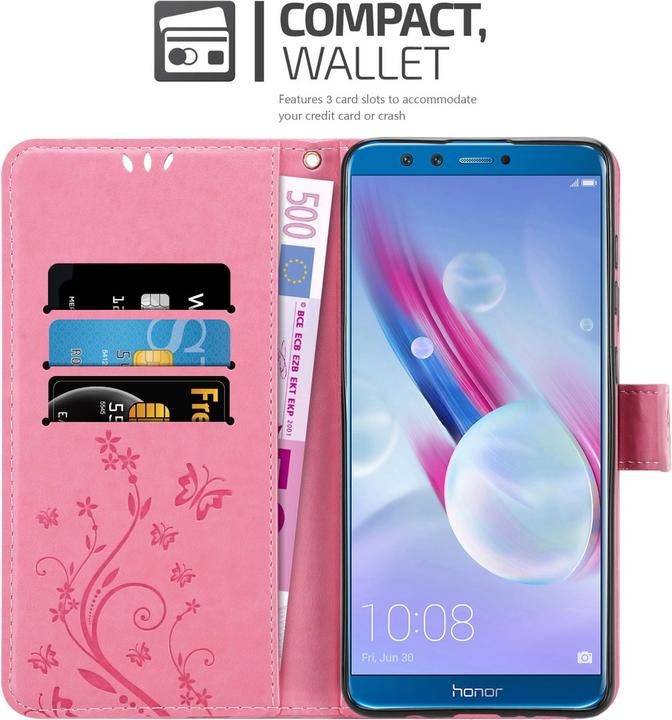 Actual product image Cadorabo Flower Book Cover (Honor 9X Lite)