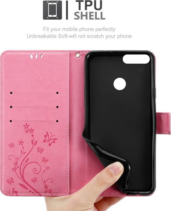 Actual product image Cadorabo Flower Book Cover (Honor 9X Lite)