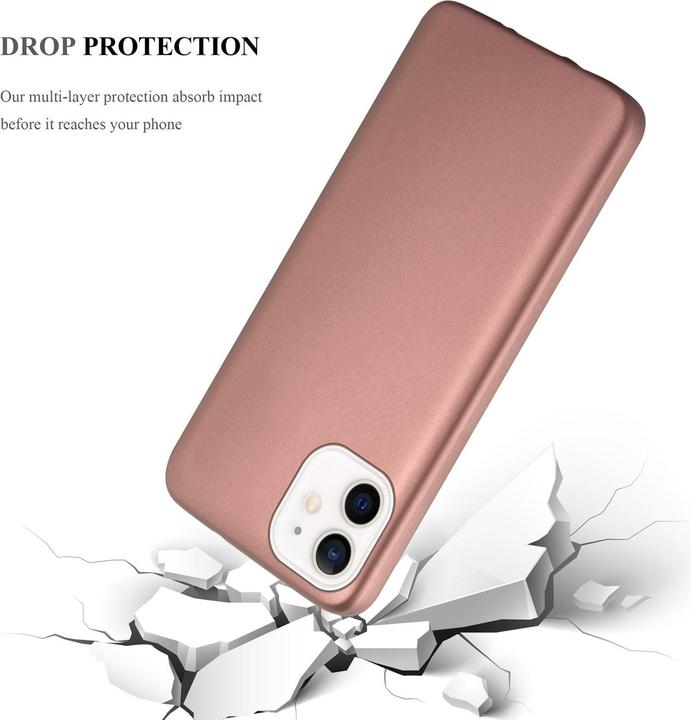 Productafbeelding Cadorabo TPU matte metalen hoes (Apple iPhone 12 mini)
