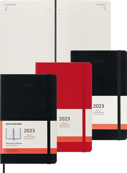 Image du produit Moleskine Agenda commercial Daily (13 x 21 cm, Anglais)