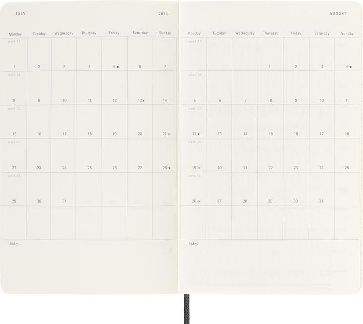 Image du produit Moleskine Agenda commercial Daily (13 x 21 cm, Anglais)
