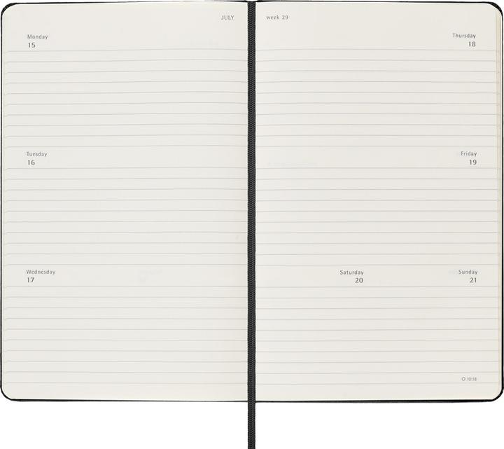 Image du produit Moleskine Agenda des élèves (13 x 21 cm, Anglais)