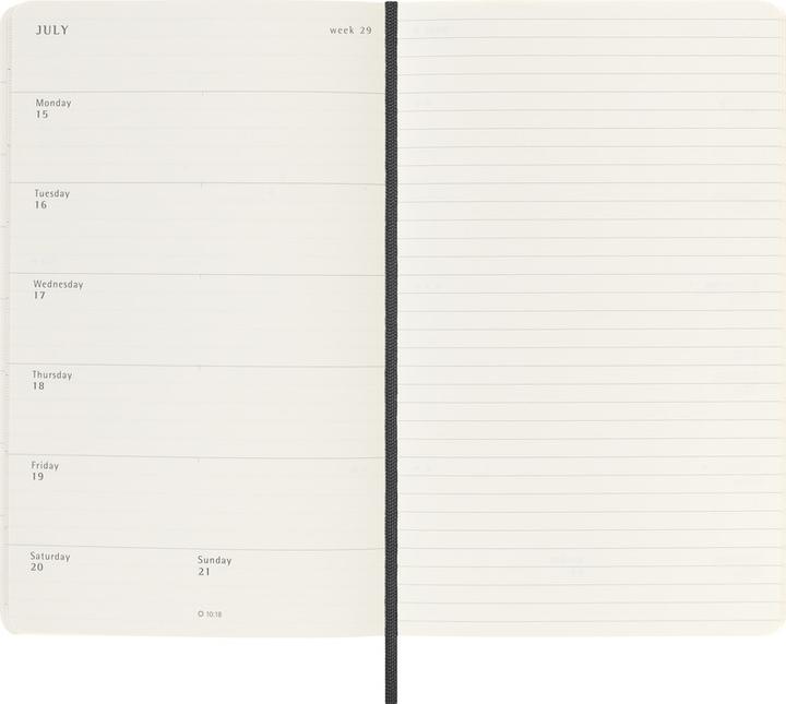 Immagine prodotto Moleskine Settimanale (13 x 21 cm, Inglese)